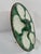Ceramic Antique 1920s French Longchamp Majolica Green and White Oyster Plate For Sale - Image 7 of 13