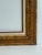 For your consideration: Exquisite carved gilded carved wood frame with linen inset