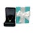 Blue Tiffany & Co. T Collection 18k Yellow Gold Turquoise and Diamond Necklace For Sale - Image 8 of 8