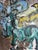Textile Mid 20th Century Abstract Expressionist Figure With Animals For Sale - Image 7 of 10