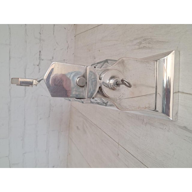 Silver Antique Tantalus Silver Plated Decanters, 1880, Set of 4 For Sale - Image 8 of 18