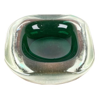 Vintage Italian Sommerso Murano Glass Bowl, 1970s For Sale