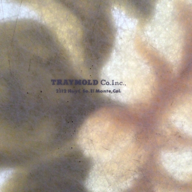 Mid-Century Modern Traymold Company Inc. Tray, 2 Large Serving Bowls, Danish Walnut Salad Serving Spoon and Fork-Set of 5 For Sale - Image 11 of 13