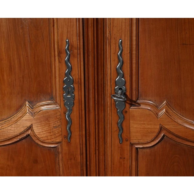 Early 19th Century Cabinet Called Bassette in Cherry and Oak For Sale - Image 10 of 18