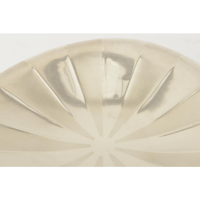 Mid Century Modern Silver- Plate Footed Bowl, Germany, 1950's For Sale - Image 9 of 10