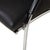 Rocky Lounge Chair in Black Leather from IP Design For Sale - Image 9 of 18