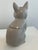 Ceramic 1980s Gray Stoneware Cat Cookie Jar, For Sale - Image 7 of 9