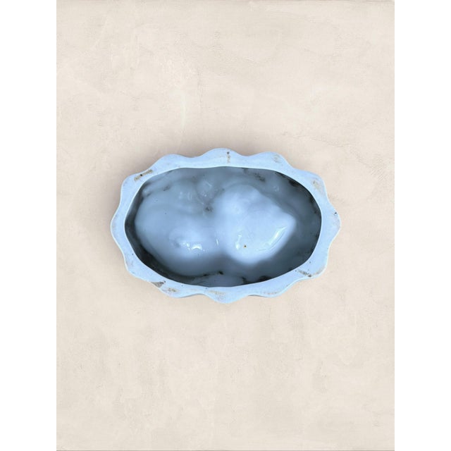 Ceramic Antique English Fluted Jelly Mould For Sale - Image 7 of 7