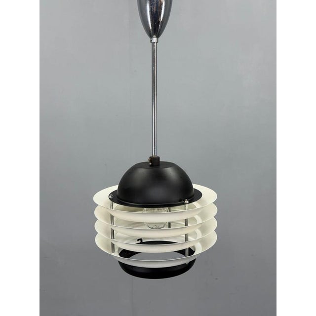 Mid-Century Modern Pendant Lamp from Lidokov, Czechoslovakia, 1970s For Sale - Image 4 of 15