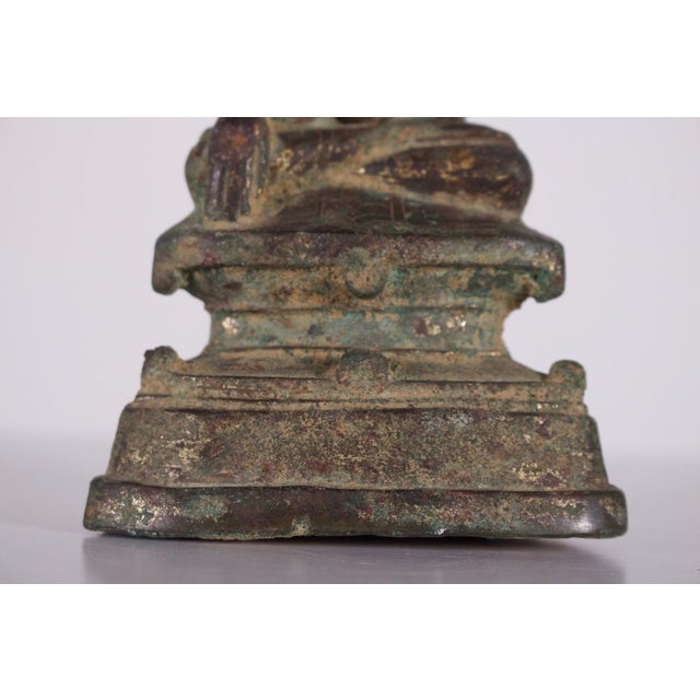 Jambupati Adorned Buddha, 1800s, Bronze For Sale - Image 6 of 10