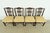 1980s Baker Furniture Style Georgian Carved Mahogany Dining Chairs, Set of Four For Sale - Image 5 of 12