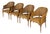 Faux Bamboo Dining Chairs, Set of 4 For Sale