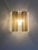 21st Century Transparent and Fumè "Squared" Murano Glass Wall Sconces - a Pair For Sale - Image 6 of 8