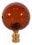 Blown Glass Lamp Finial - Bottle Brown For Sale