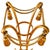 1960 Italian Florentine Gilt Metal Rope and Tassel Plant Stands - A Pair For Sale In San Diego - Image 6 of 11