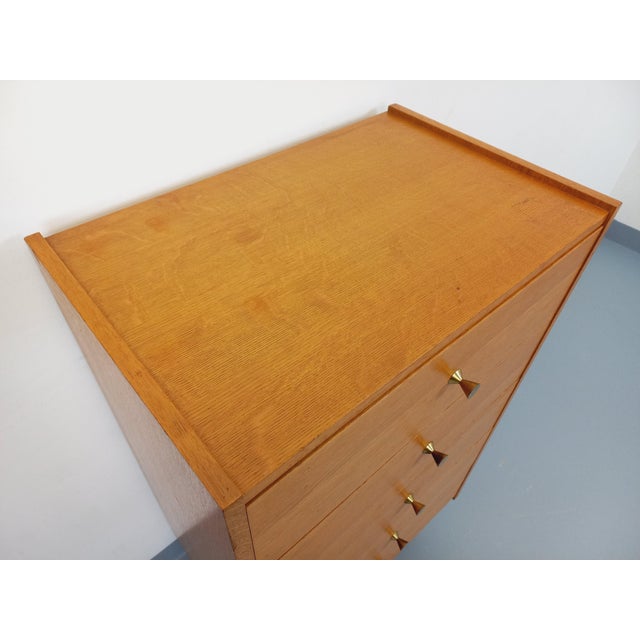 Wood Vintage Oak Chest of Drawers, 1960s For Sale - Image 7 of 18