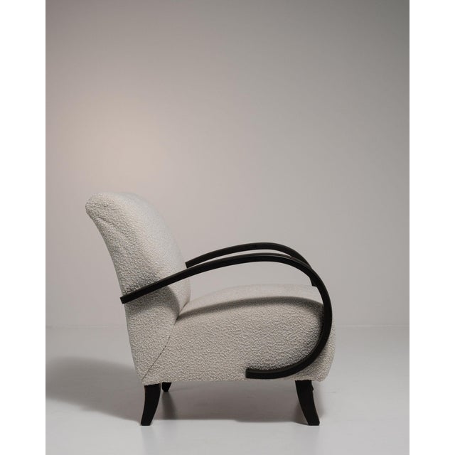19th Century 19th Century France Cream Wood Armchair For Sale - Image 5 of 10