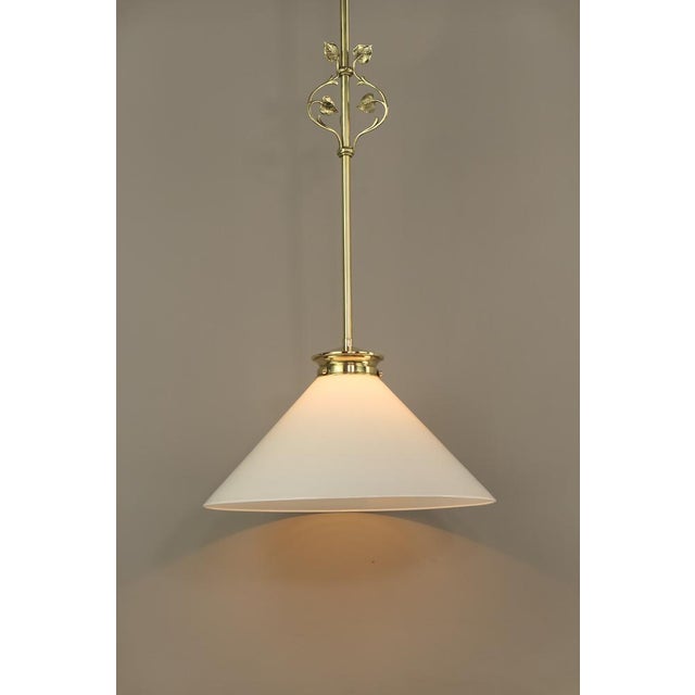 Viennese Hanging Lamp, Austria, 1920s For Sale - Image 3 of 8