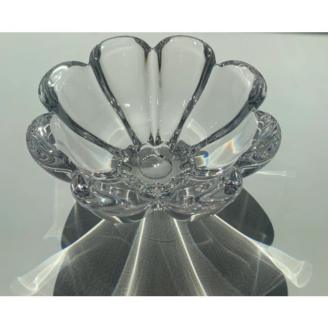 Orrefors Orrefors Crystal Petal Bowl For Sale - Image 4 of 10