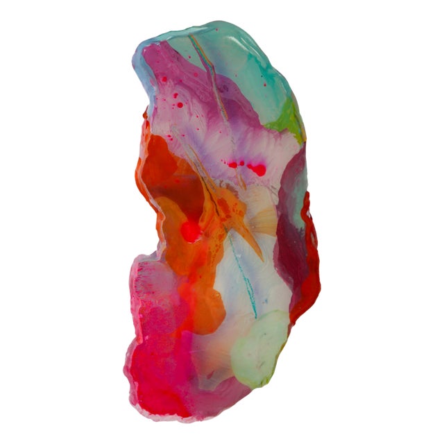 Splatter Abstract Platter #4 Small by Mister Piro For Sale