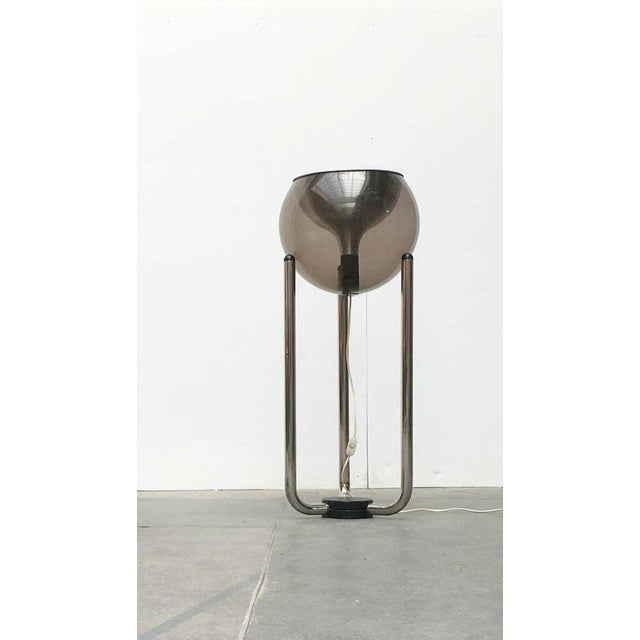 Metal Mid-Century Swiss Space Age Type 56 Globe Floor Lamp from Temde, 1960s For Sale - Image 7 of 15