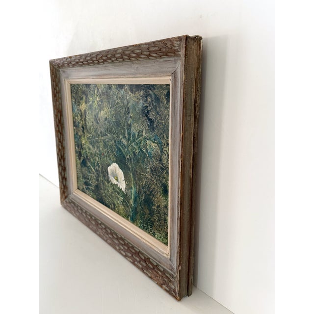 Vintage Forest Gouache Painting For Sale - Image 12 of 14