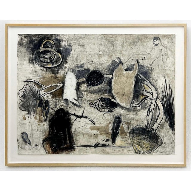 Abstract Expressionism 1980s Chihung Yang, Large Abstract Expressionist Taiwanese Painting Chihung Yang Chinese Art For Sale - Image 3 of 7