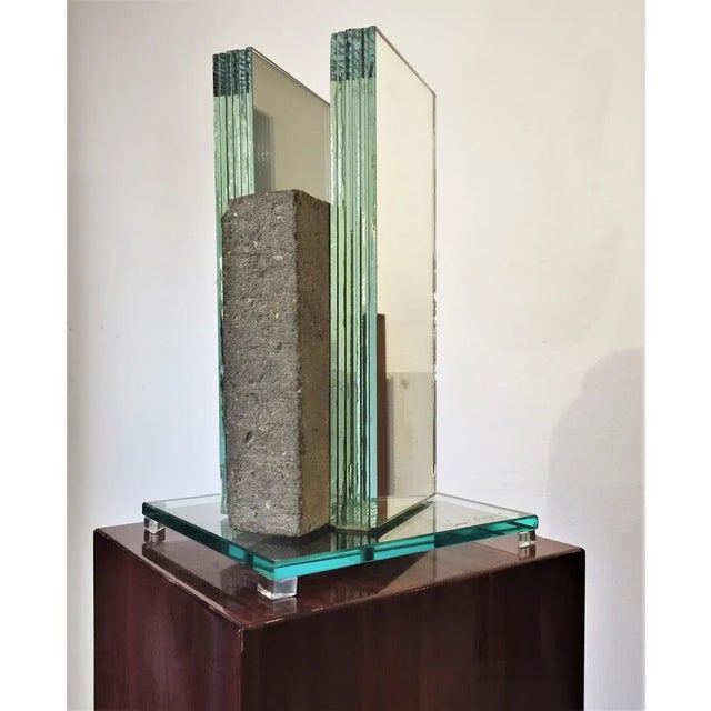 Mirror Table Lamp by Laurent Beyne, 1990s For Sale - Image 9 of 12