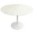 Stone Mid-Century Round White Marble Tulip Dining Table attributed to Eero Saarinen for Knoll, 1960s For Sale - Image 7 of 7
