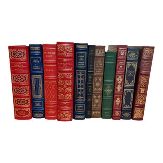 Franklin Library Books Set of 10 Plus 1 Oxford Library Book For Sale