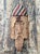 Vintage Rustic Carved Wood Mask For Sale - Image 9 of 11