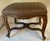 French Carved Wood Upholstered Bench For Sale - Image 4 of 10