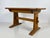 Vintage Oak Writing Desk with Trestle Base, 1940s For Sale - Image 15 of 16