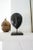 Ethnic Floating Head/Mask on Carved Wooden Pedestal For Sale - Image 10 of 10