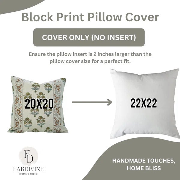 Not Yet Made - Made To Order Fabdivine Decorative Pillow Cover 14x14 Inch -Traffic LIght Border For Sale - Image 5 of 5
