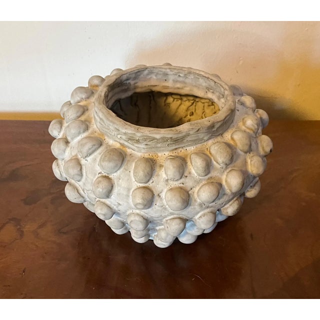 1960's Mid-Century Modern Art Pottery Vase For Sale - Image 10 of 11