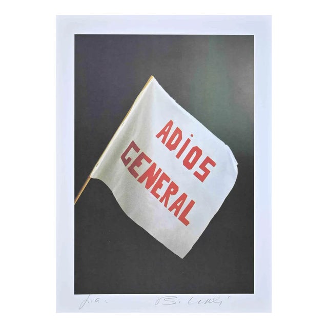 Bettino Craxi, Adios General, Original Lithograph, 1989 For Sale