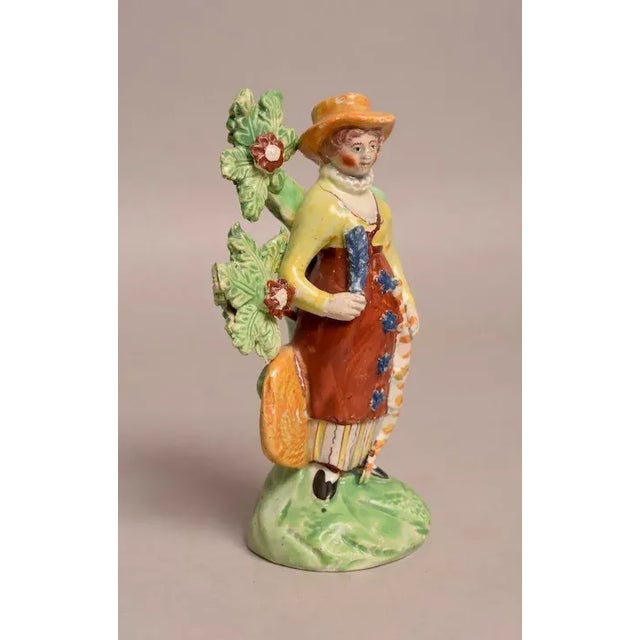 Antique Early 19th Century English Staffordshire Pearlware Pottery For Sale - Image 4 of 7