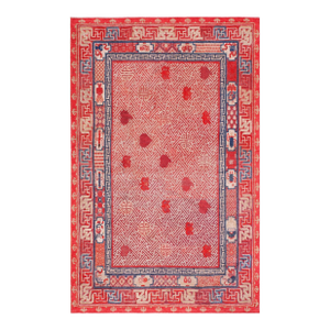 Antique Chinese Kansu Rug 5' 6" x 8' 6"