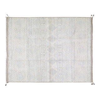 Moroccan Azilal Hand Knotted Wool Rug,9'X12' For Sale