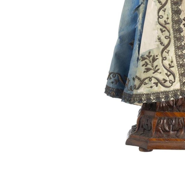 19th Century Our Lady of Sorrows of Roca Sculpture For Sale - Image 3 of 6