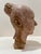 1960s Larry Mohr Painted Plaster Terrac Bust Sculpture Signed From Artist Estate For Sale In Atlanta - Image 6 of 11