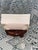 Mid 20th Century . Art Deco Creamy White Sculptural Ceramic Ribbed Rectangular Planter For Sale - Image 5 of 7