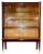 Vintage 1925-1929 Art Deco cocktail vitrine from Belgium is of the "Voltaire" collection by De Coene Freres. The carcass...