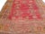 Brown Vintage Turkish Anatolian Prayer Rug, Handwoven Wool, Early 1900s, Red, 4' x 6' For Sale - Image 8 of 13