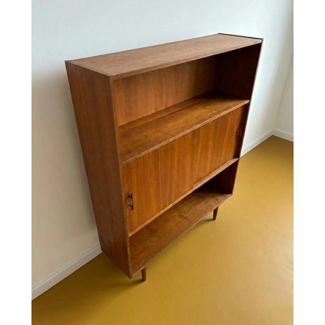 Mid-Century Modern Vintage Danish Bookcase, 1950s For Sale - Image 3 of 5