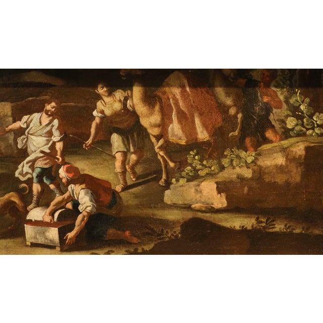 Workshop of Francesco De Mura, Rebecca at the Well, 1770, Oil on Canvas For Sale - Image 11 of 15