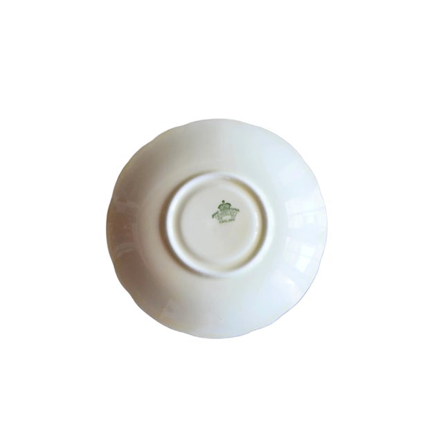 Ceramic Mid 20th Century Aynsley Bone China Teacup & Saucer For Sale - Image 7 of 9