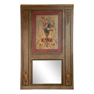 French Polychrome Gran Trumeau For Sale