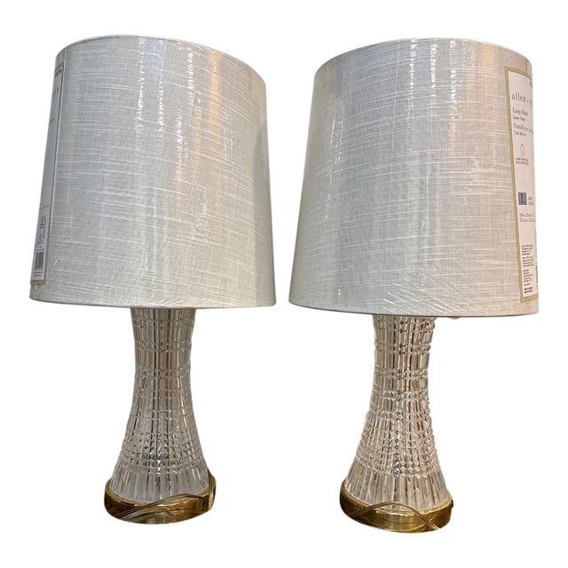 1980s Hollywood Regency Waterford Lismore Crystal - Pair For Sale